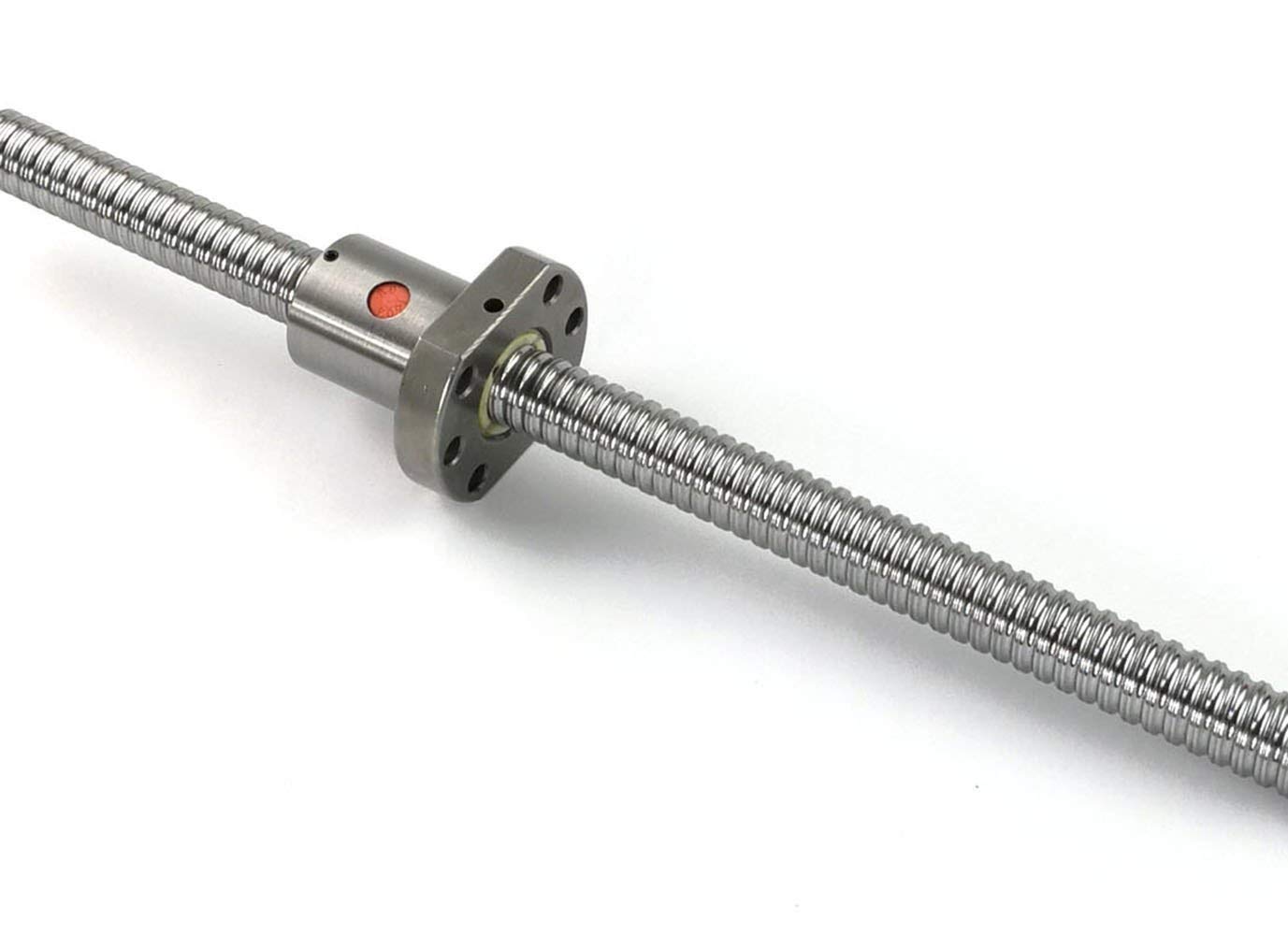 TEN-HIGH Ball Screw CNC Parts SFU1204 RM1204 12mm 600mm with nut, Length Approx 23.62inch / 600mm