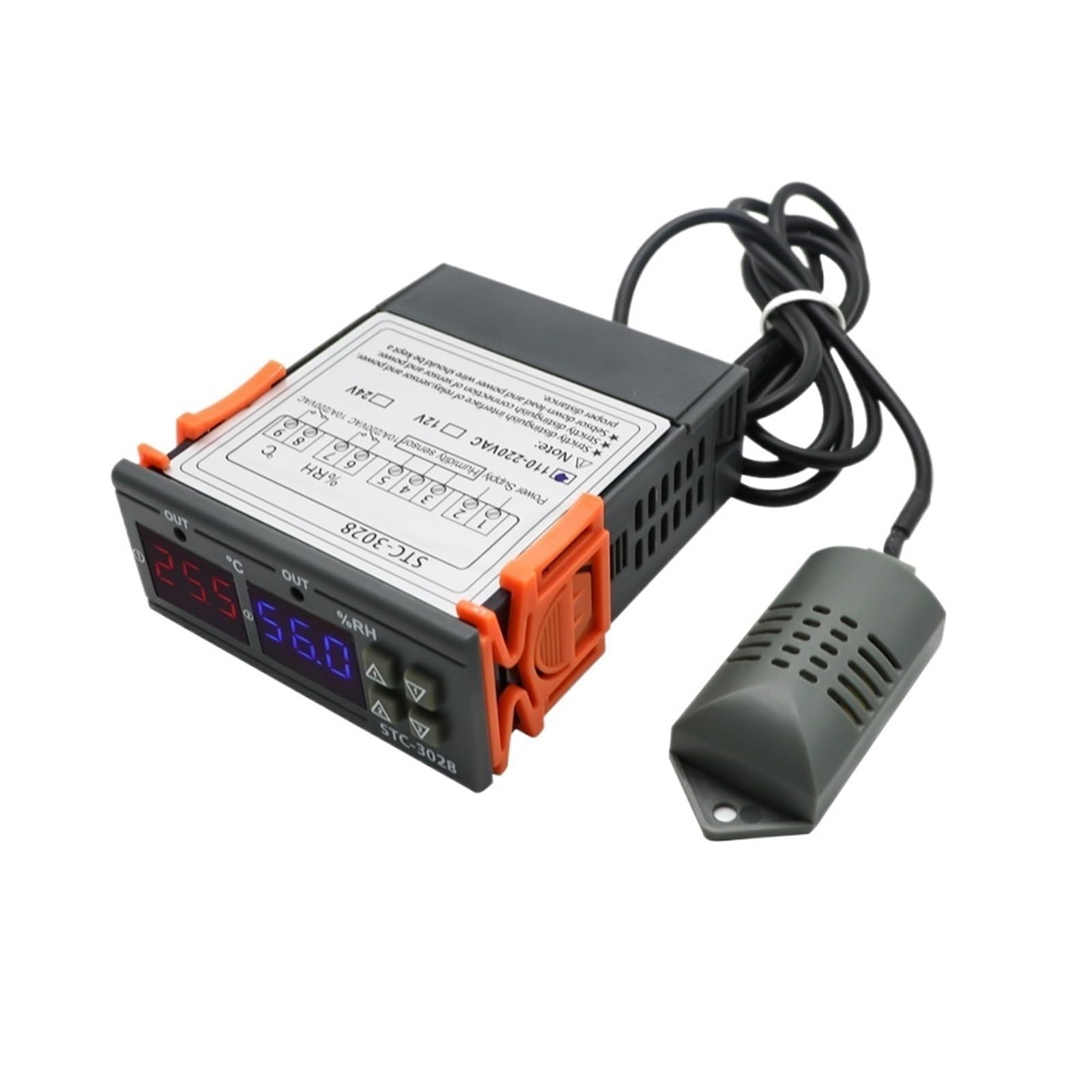 STC-1000 STC-3008 STC-3018 STC-3028 LED Digital Temperature Controller Thermostat Thermoregulator Incubator 12V 24V 110V 220V ( Color : STC-3028 AC110-220V )