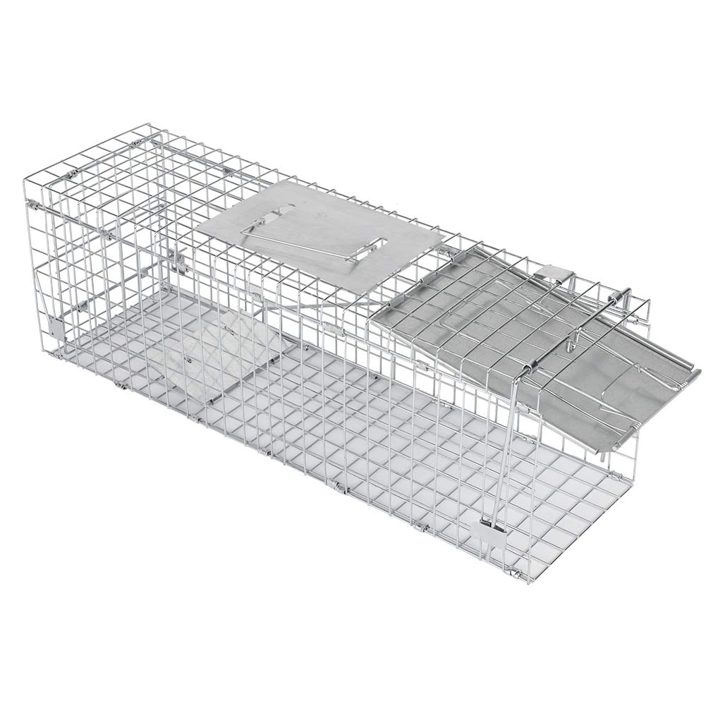 Gabbia per Trappola per Parassiti per Roditori Cattura Durevole per Topi Design Pieghevole per Uccelli per un Facile Trasporto 24 * 8,3 * 7,5 Pollici