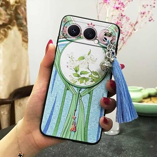 Phone Case Compatible with Honor 500 Pro China, Protective TPU Dirt-resistant Shockproof Tassel Anti-knock Bell Waterproof Durab