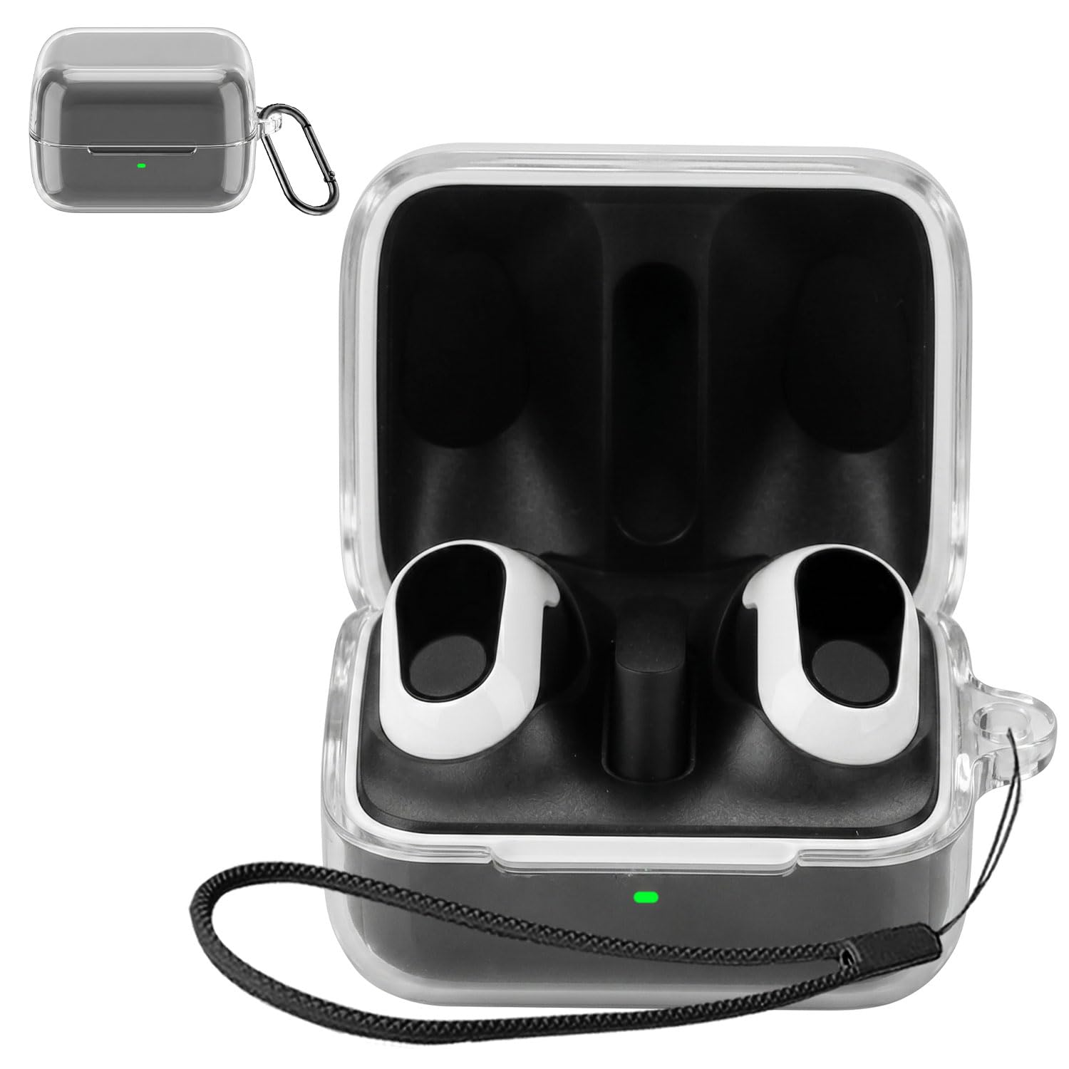 Amazon.co.jp: For INZONE Buds WF-G700N ケース【LAZIRO】クリア TPU