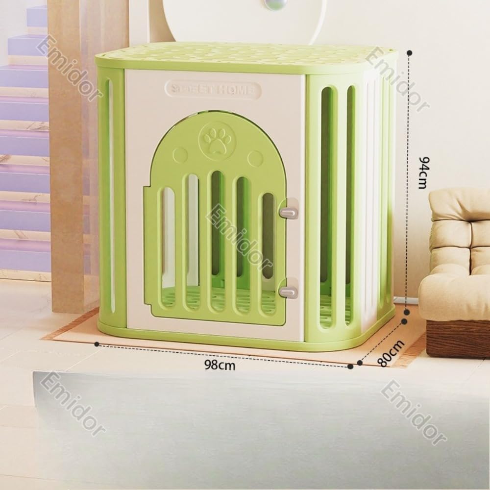 楽天市場】【ペットホテル、動物病院でも採用】大型犬ケージ 中型犬 ケージ 大 ペットケージ 犬用ゲージ キャスター付き ロック可能 屋根付き 頑丈  トイレトレー付 室内 スチール製 犬小屋 ドックゲージ ゲージ ペットゲージ 超大型 ペットケージ : CLACOM（クラコム ... Emidor 犬ケージ、犬小屋、キャスター付き、室内犬用プレイペン、小型犬、中型犬、大型犬に適しており、工具不要、組み立て・分解・洗