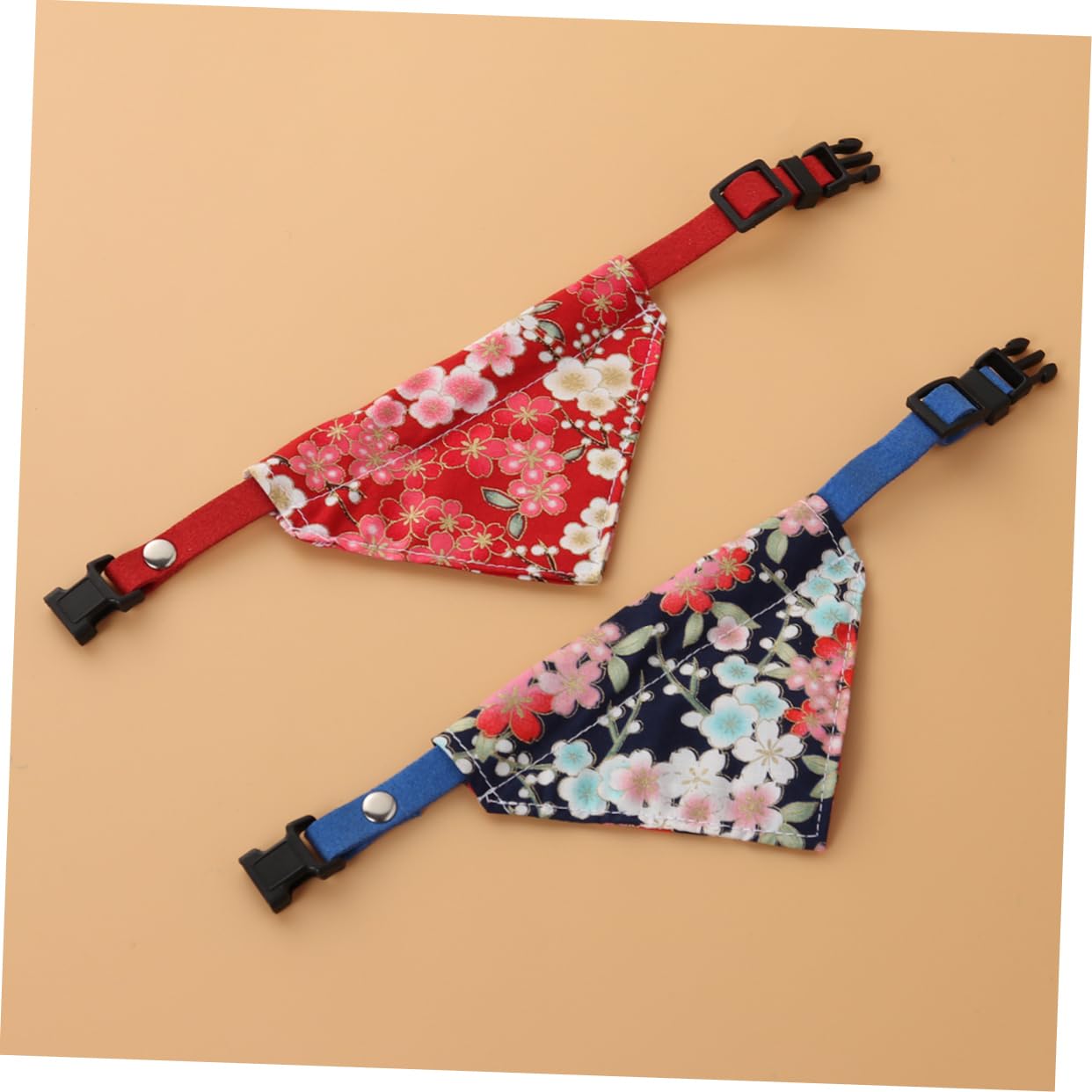 FOMIYES Lot De 3 Foulards Bandanas Réglables pour Chiens Accessoire Élégant pour Animaux De Compagnie 2 Pièces X 3