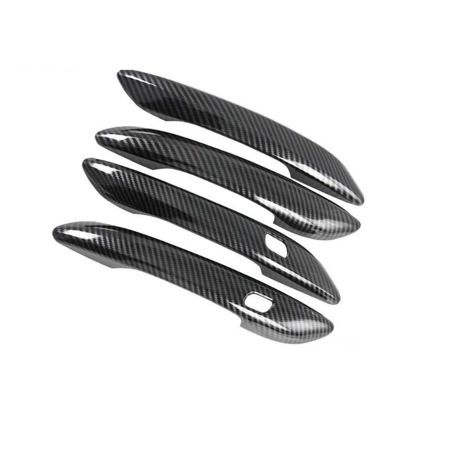 Lzbzhb Carbon Fiber 4Pcs Car Exterior Outsidedoor Handle For Hyundai For Elantra For Avante For Cn7 2021 2022 2023 Car Door Handle Cover Decoration Exterior Parts Accessories(Carbon Fiber 4Pcs)