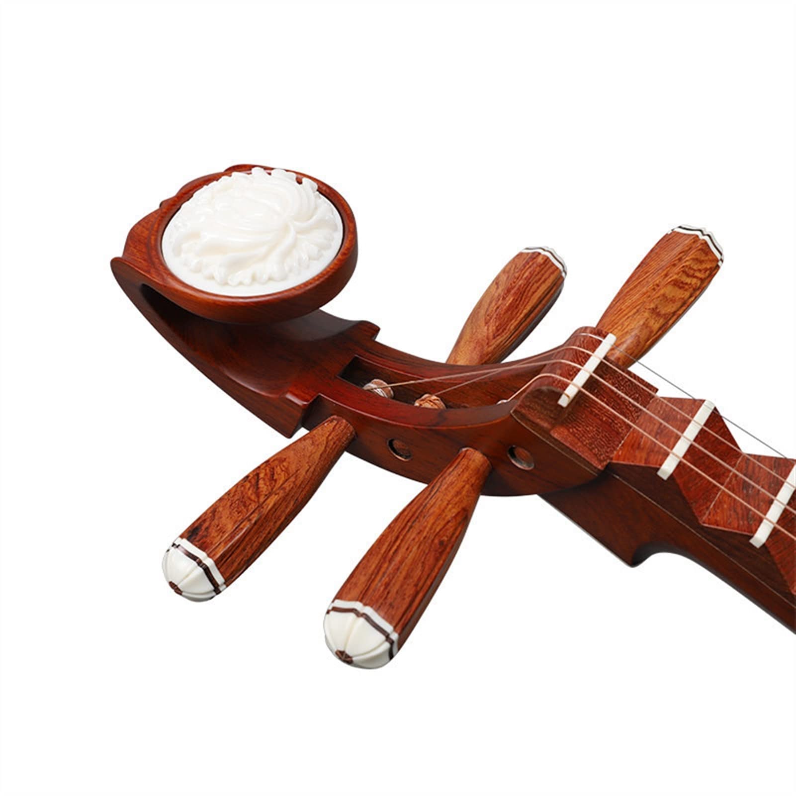 FLFL Liuto per Strumenti Cinesi Pipa Strumento Musicale Austenitic Rosewood Materiale Albero di Legno Albero di Legno Fase Fiori Fioritura Ricco Ricco Copricapo Acido Ramo di Legno Pipa
