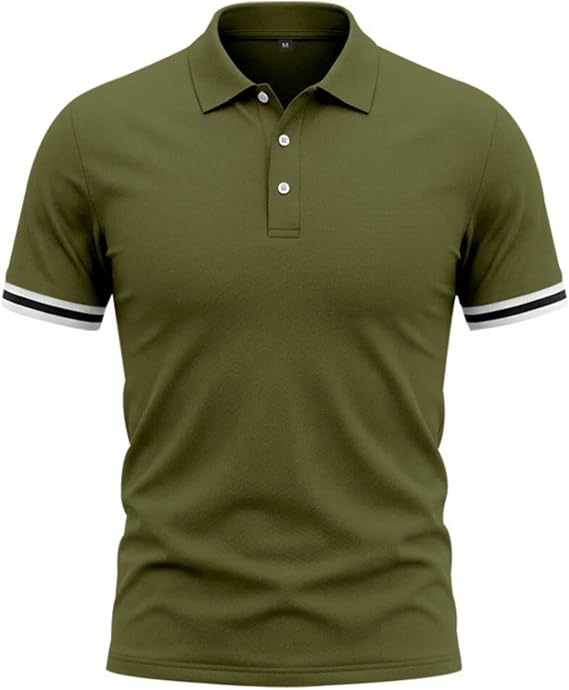 Men's Polo Shirt Quick Dry Performance Short Sleeve Golf Shirts