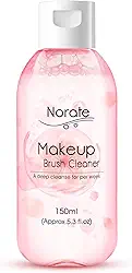 Norate Limpador de pincéis de maquiagem, solução de limpeza de pincéis de maquiagem, limpador de maquiagem para pincéis de maquiagem, esponja de beleza, esponja de pó, xampu de limpeza profunda