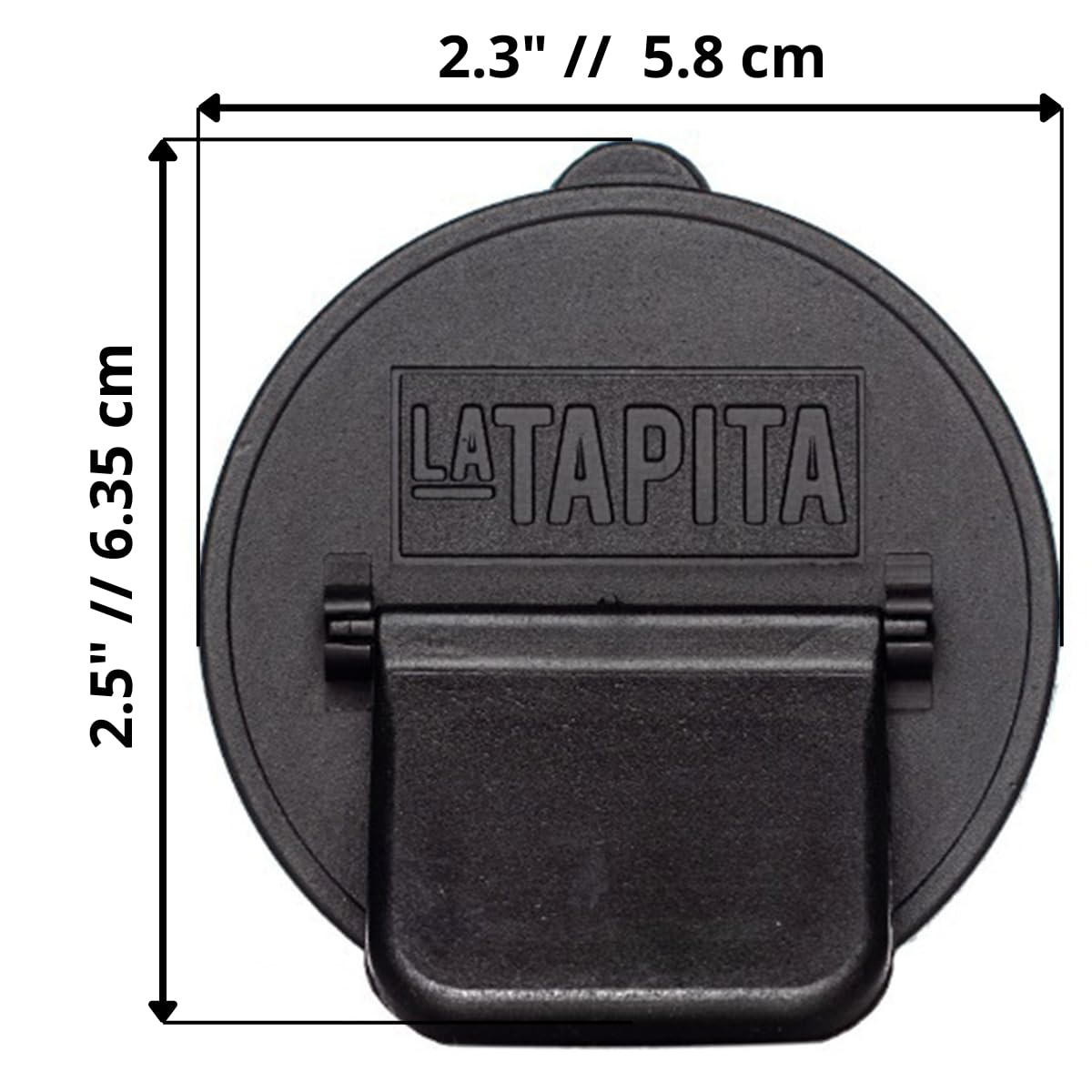 LATAPITA Premium Plastic Soda Can Lids – Reusable Caps For Standard Size Cans – Keep Drinks Fresh & Spill-Free