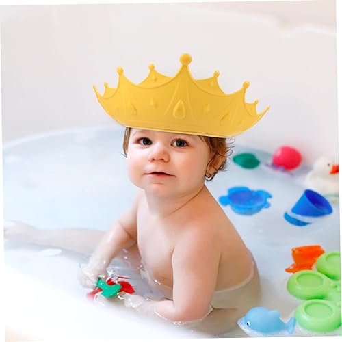Miniatura 8 de Alasum Gorro de ducha con bloqueo de agua, visera de baño para niños, visera de ducha para niños, gorra de ducha para champú, gorra de protección de