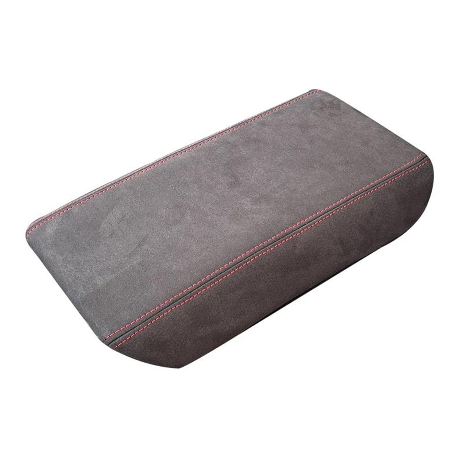 HJKDSZ Car Interior Accessories Center Console Armrest Storage Box Leather Cover Protective For Tesla For Model3 Y 2024(Style 6)