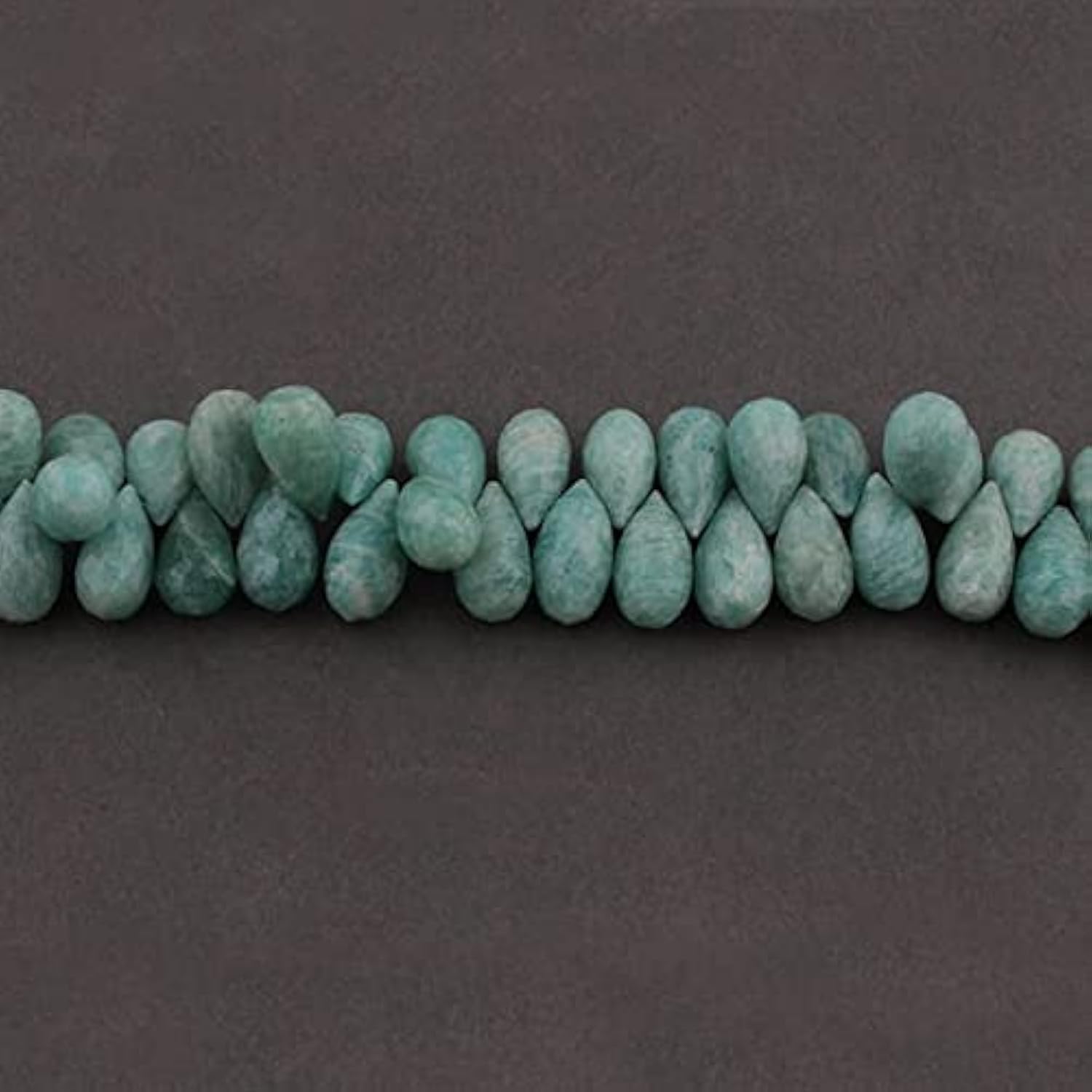 Perles amazonite facettées en goutte d'eau de qualité supérieure pour bijoux chics SB176