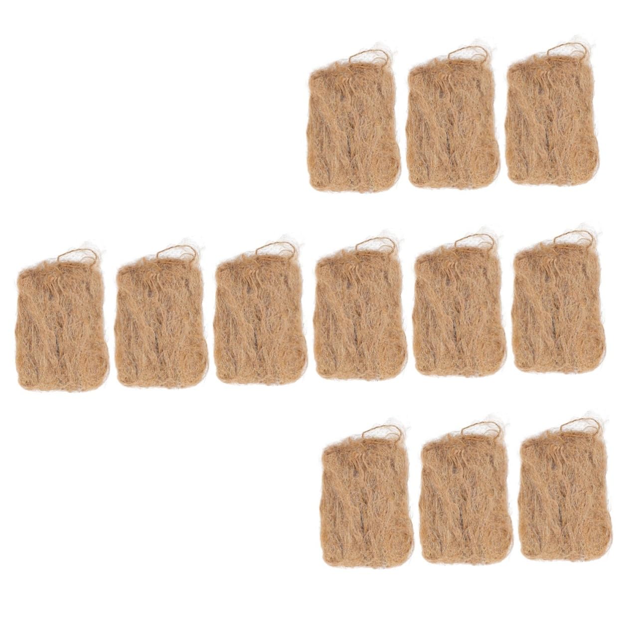 BESPORTBLE 12pièces Outils De Feu Professionnels Jute Naturel Accessoires De Camping Survie Allume-feu Pratiques pour Activités Plein Air