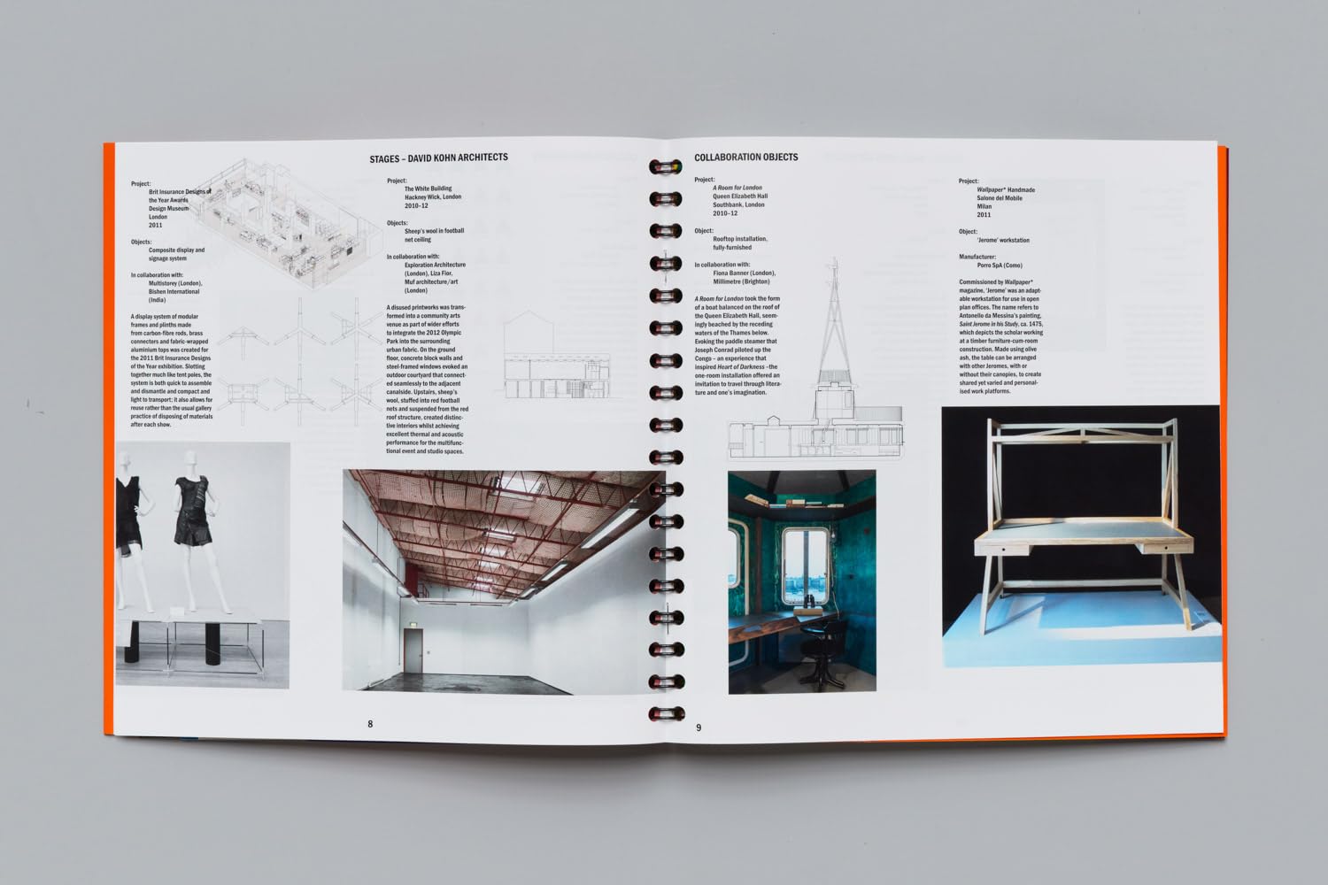 David Kohn Architects Stages - An Architect 's Book /anglais