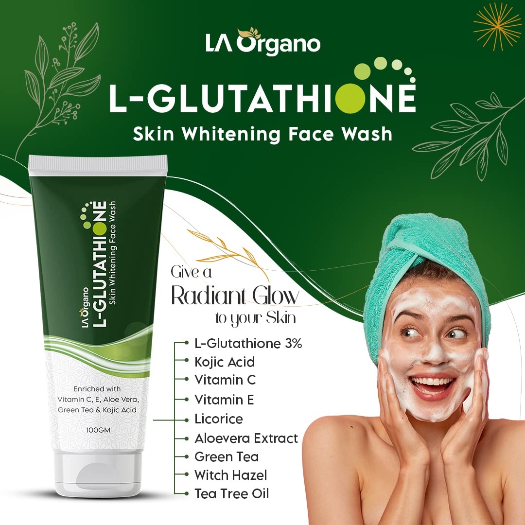 la organo glutathione skin whitening cream LA Organo Papaya Skin Whitening Cream and Glutathione Face Wash (Combo Pack of 2) : Buy Online at Best Price in KSA