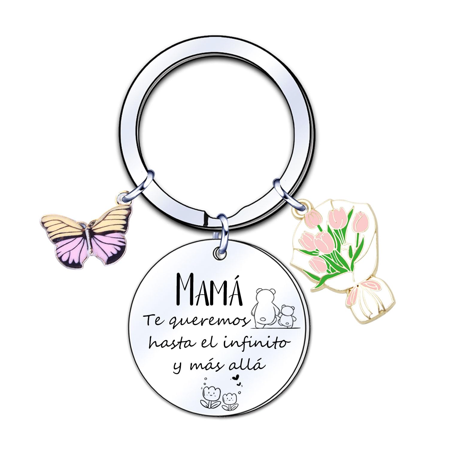 Regalos Mamá Llavero Regalo Mamá Madre Llavero regalo personalizado y divertido Regalos para Mamá Madre Pulsera para Mamá Regalos Mujer Regalo para mi mamá de Navidad,Regalos cumpleaños — view 7