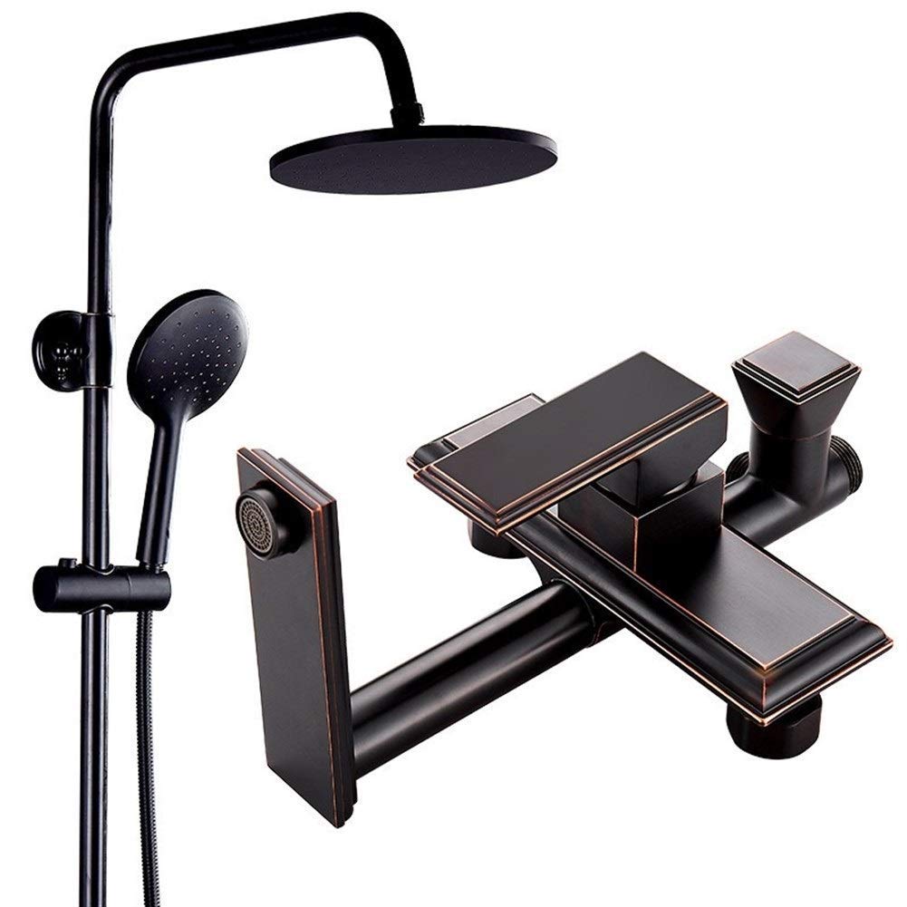 Ensemble de douche à main HT-99003-3 design noir et durable