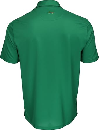 Greg Norman Men's Freedom Micro Pique Golf Polo Dark Green M