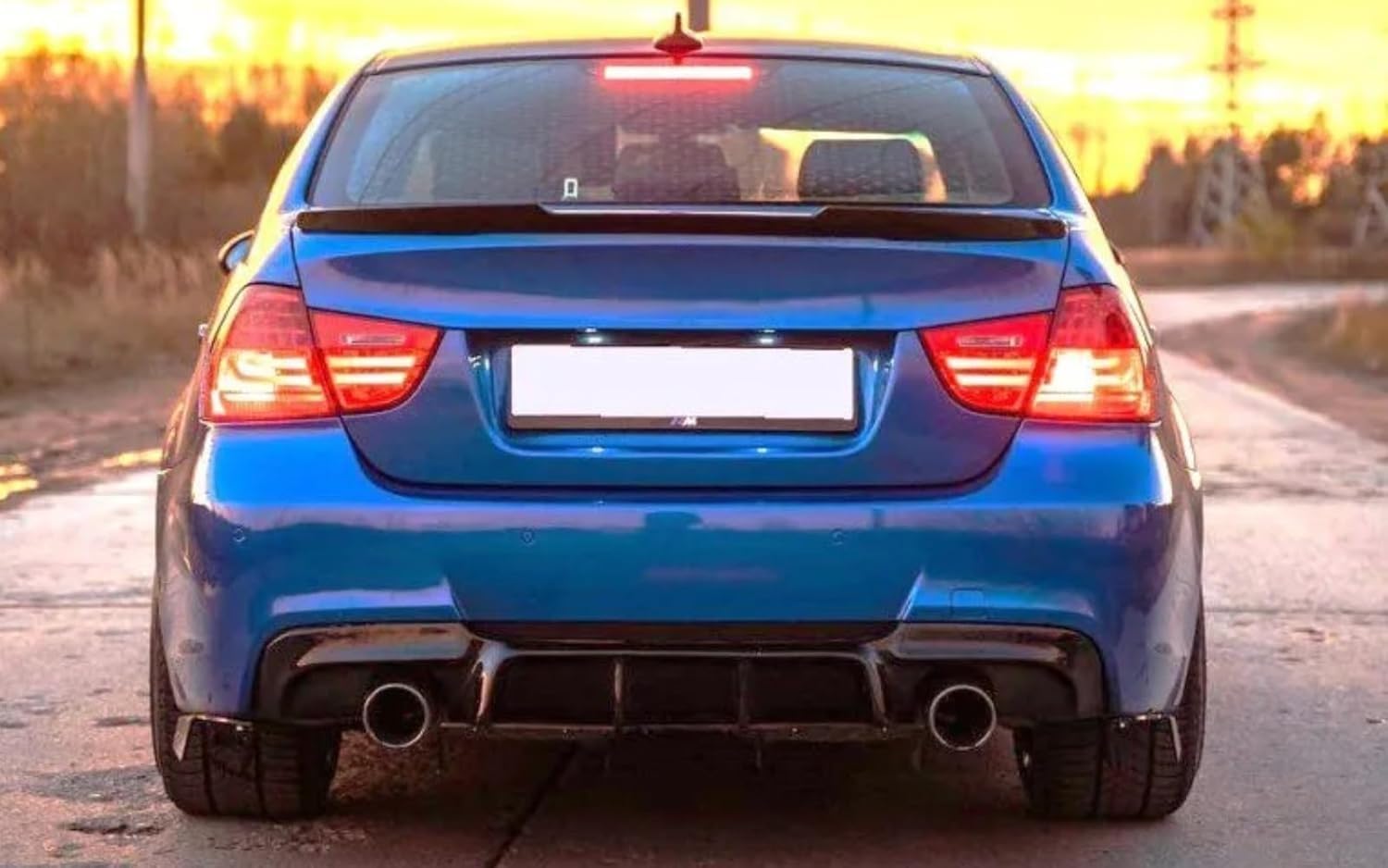 MpTuned E90 E91 Diffusore nero lucido 3 berlina 335i 335d 2007-2013 M Sport