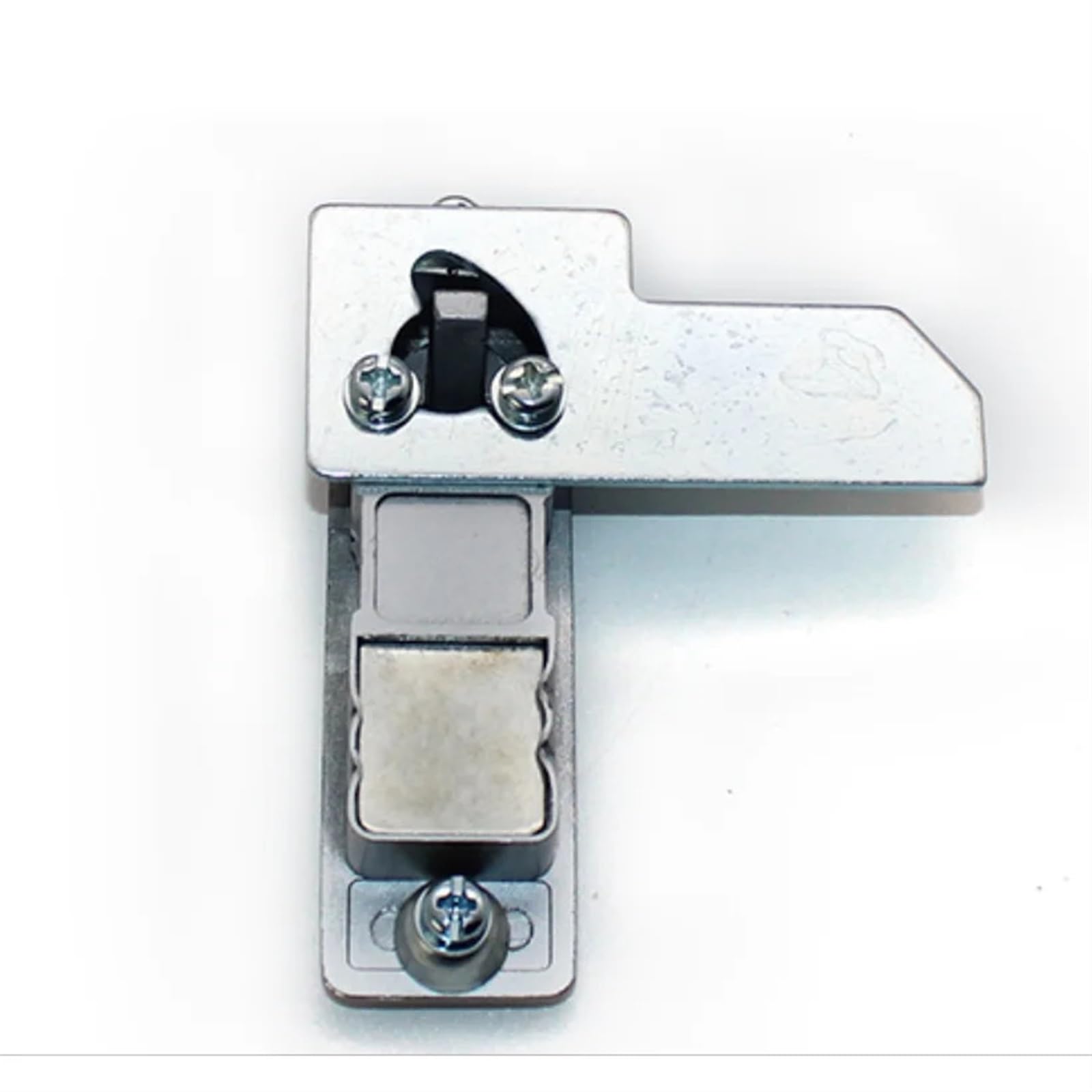 AB509 Zamek do szafki ze stopu cynku 88,5 x 26,5 mm do skrzynki pocztowej płaski zamek przemysłowy skrzynka rozdzielcza zamek samolotu 1 szt. (z kluczem)