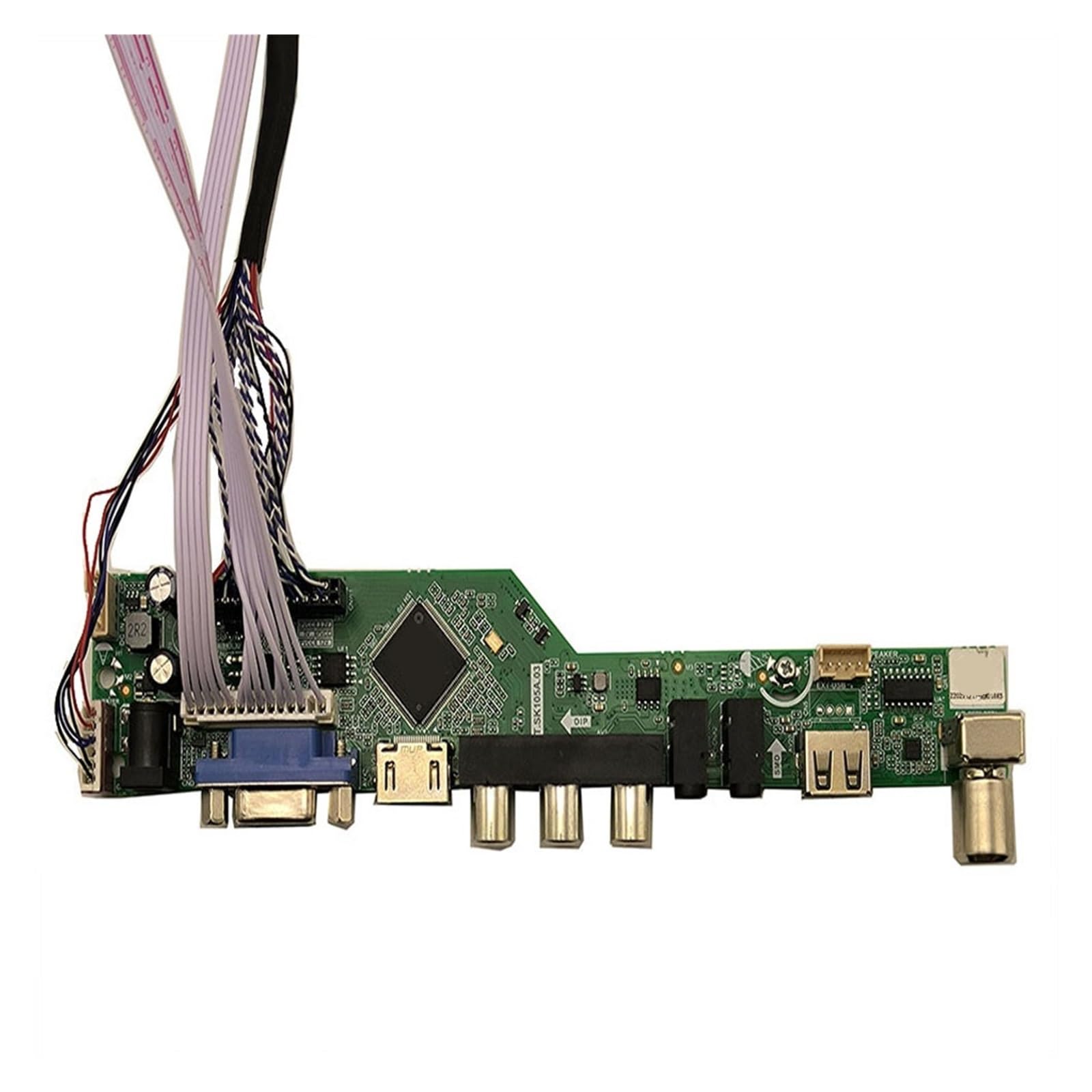Kit monitor scheda di controllo, compatibile for B140XW01 V.8 V8 TV + HDMI + VGA + AV + USB Driver scheda controller schermo LCD LED