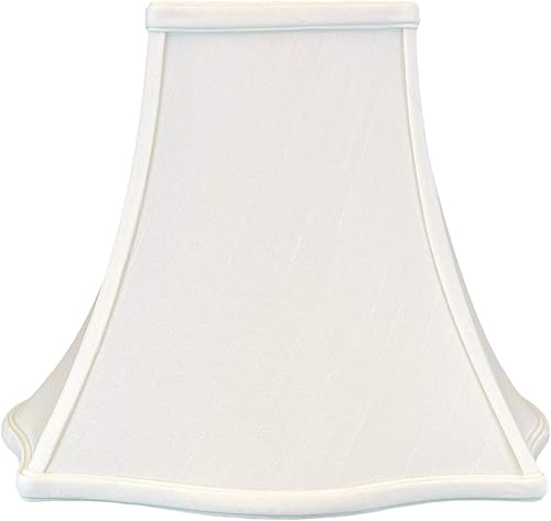 Miniatura 2 de Royal Designs Fancy - Pantalla cuadrada para lámpara, color blanco, 5 x 12 x 9.75 pulgadas