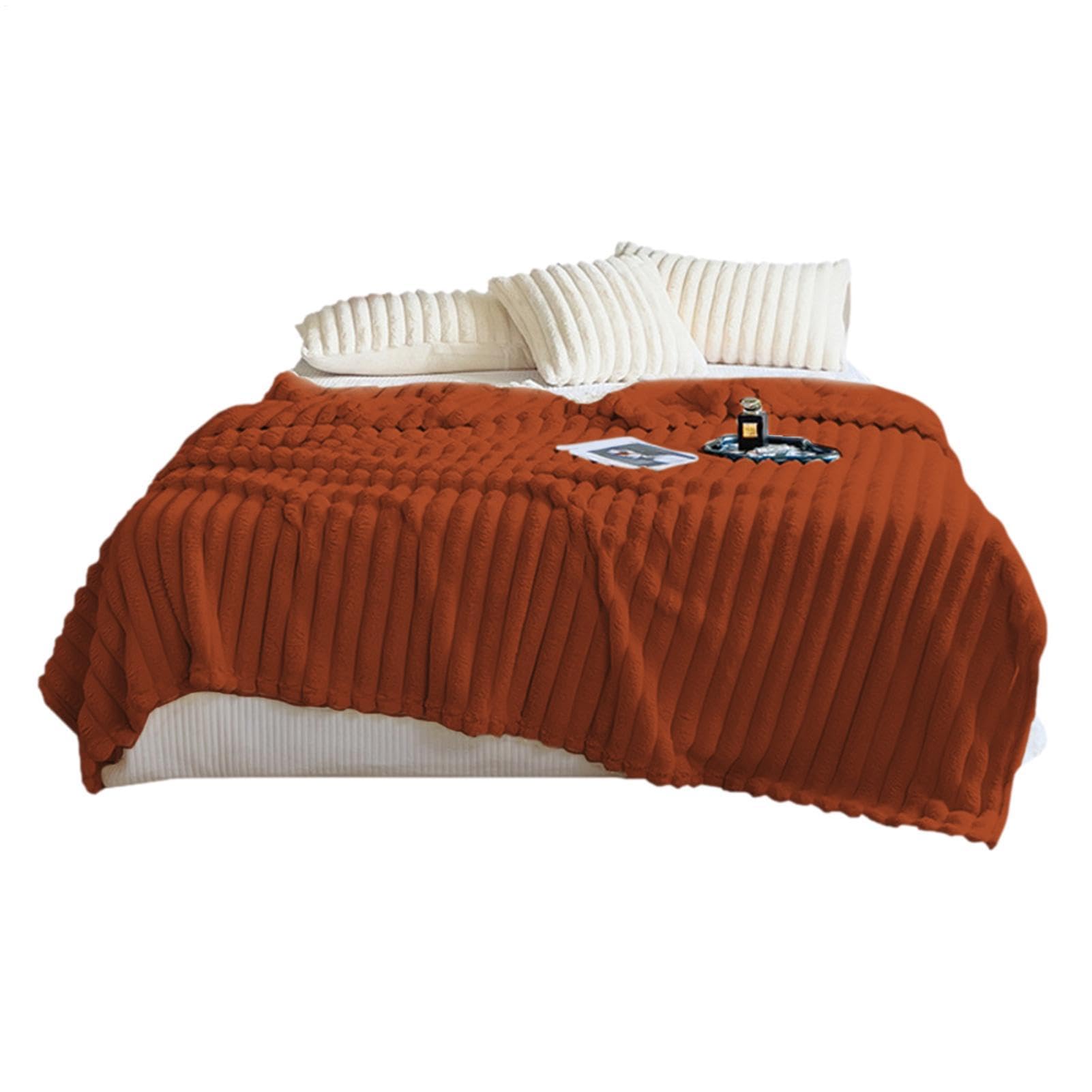 Fausse fourrure de lapin pour lit et canapé couverture cocooning