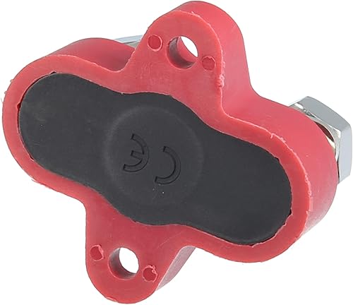 Vista 5 de X AUTOHAUX 1 juego de barra de autobús M8x1.25 Bloque de terminales de potencia de doble perno de batería, poste de conexión de batería DC 48V 150A