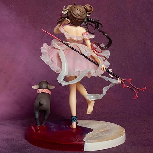 Miniatura 9 de Arknights Figura 17 Personajes de juego de PVC Adornos de escritorio Regalos para fanáticos (Traje de baño Eyjafjalla)