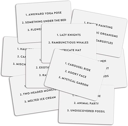 Miniatura 7 de Juego de cartas Galison Blots  Divertido y emocionante juego de cartas de 2 jugadores juego de adivinación con manchas de estilo Rorschach gran