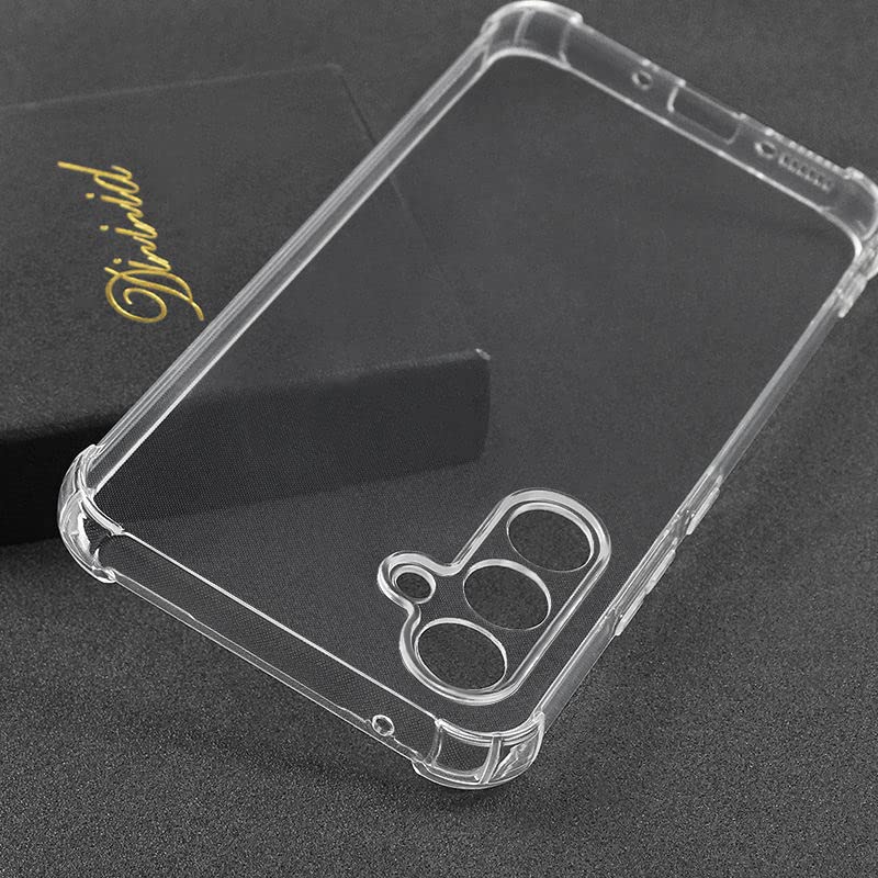 Image of for Samsung A34 5G,Samsung A34 5G Phone Case Clear Transparent Reinforced Corners TPU Shock-Absorption Flexible Cell Phone Cover for Samsung A34 5G - Transparent