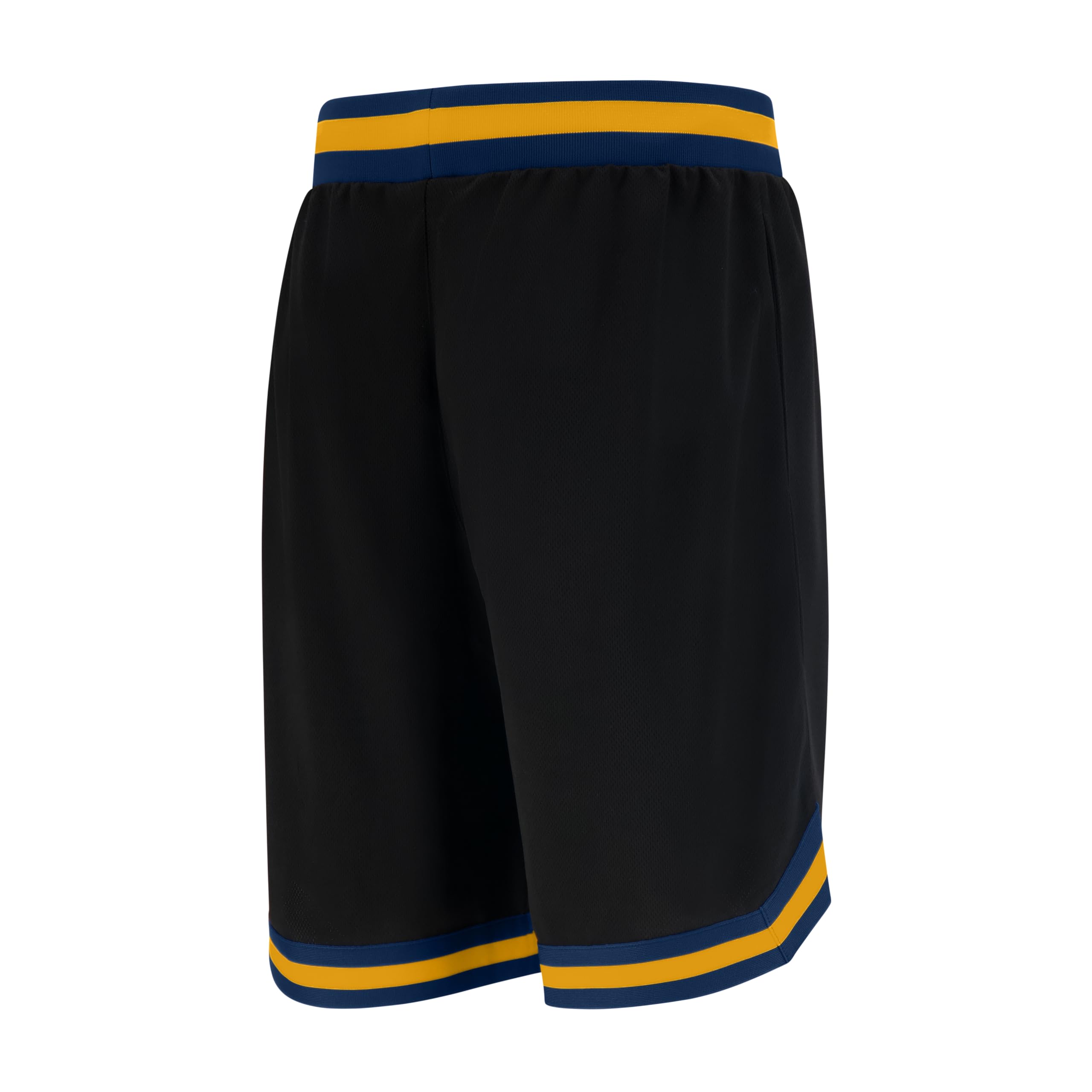 Unk NBA Short de Basket pour Homme GSM3547F avec Logo de l'équipe NBA tissé en polymaille, Noir, Taille XL
