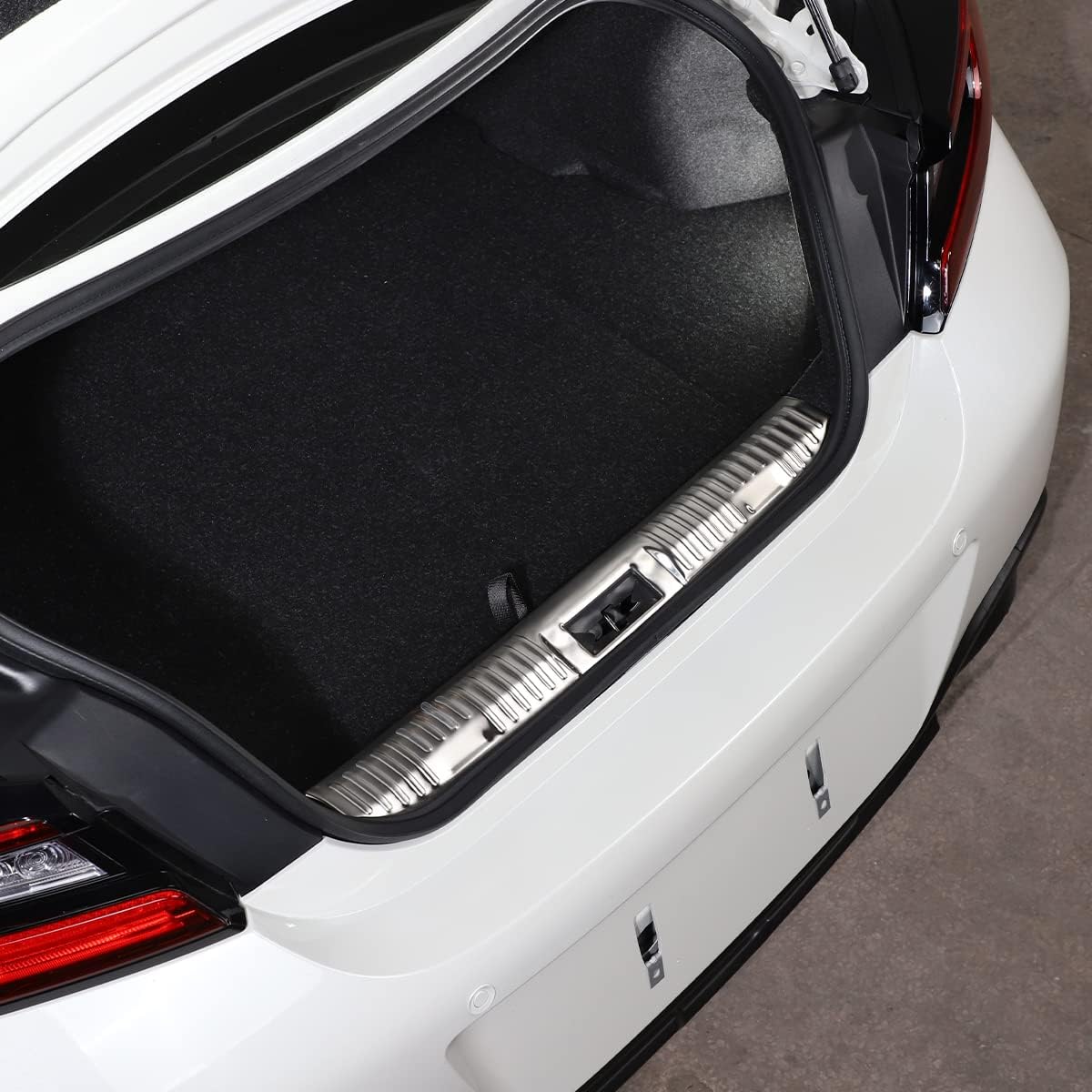 Car Rear Trunk Door Sill Plate Protectors Guard Compatible with Subaru BRZ ZD8 2022 2023 Stainless Steel 1PCS Rear Bumper Sill Protection Cover Trim Accessories (Bright Silver)