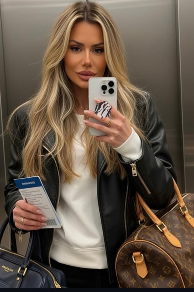 Grips by CRYSTALFY Zebra Jasper Natural Edge Hexagon Shape Crystal Phone Grip Holder & Expanding Kickstand - Natural Gemstone Swappable Top Accessory for iPhone, iPad, Kindle & Mobile Devices