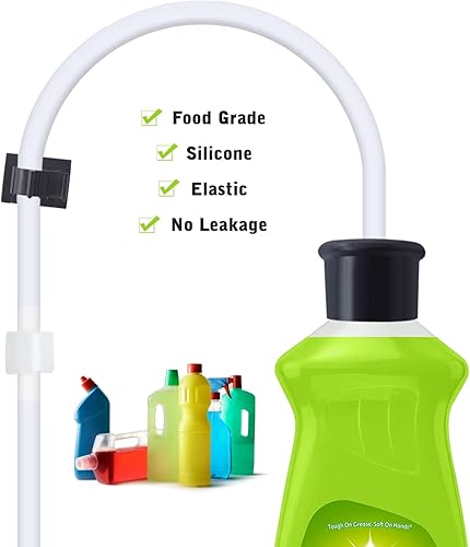 Miniatura 6 de Dispensador de jabón para fregadero de cocina, dispensador de jabón para fregadero Kichen integrado, kit de tubo de extensión de 47 pulgadas, bomba