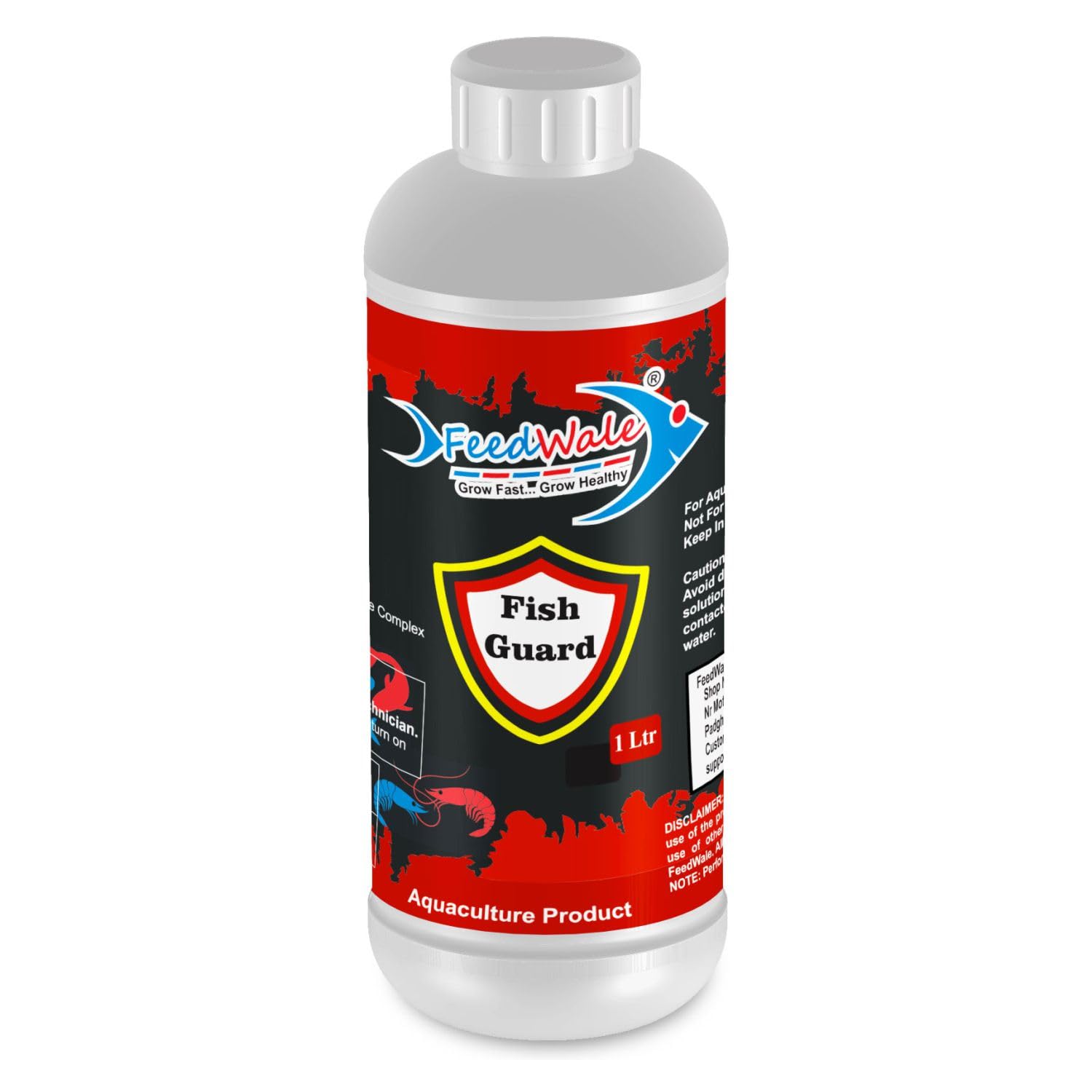 FeedWale Fish Guard 1 Litre Cures Fungal and Bacterial Infection for Fishes in Ponds & BioFloc Aquaculture Water Treatment (B08W9QC1NJ) Amazon Price History, Amazon Price Tracker