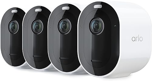 Arlo Cámara de seguridad Pro 5S Spotlight 2K HDR  Exterior  Inalámbrica  Wi-Fi de doble banda se conecta a la red más fuerte  Zoom 12X, audio de 2