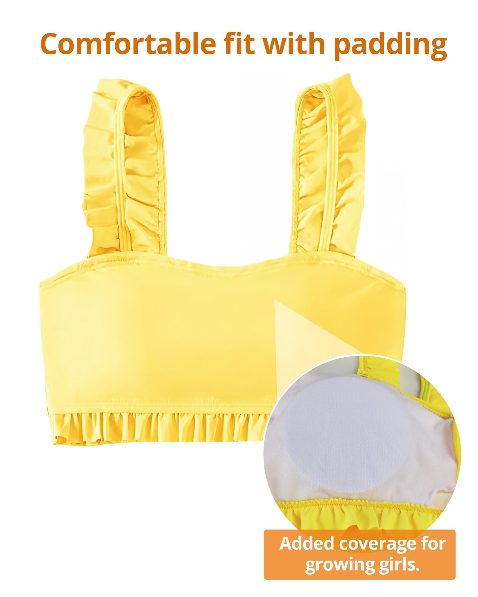 Conjunto de Baño 2 Piezas Bikini Niña 5-14 Años Secado Rápido