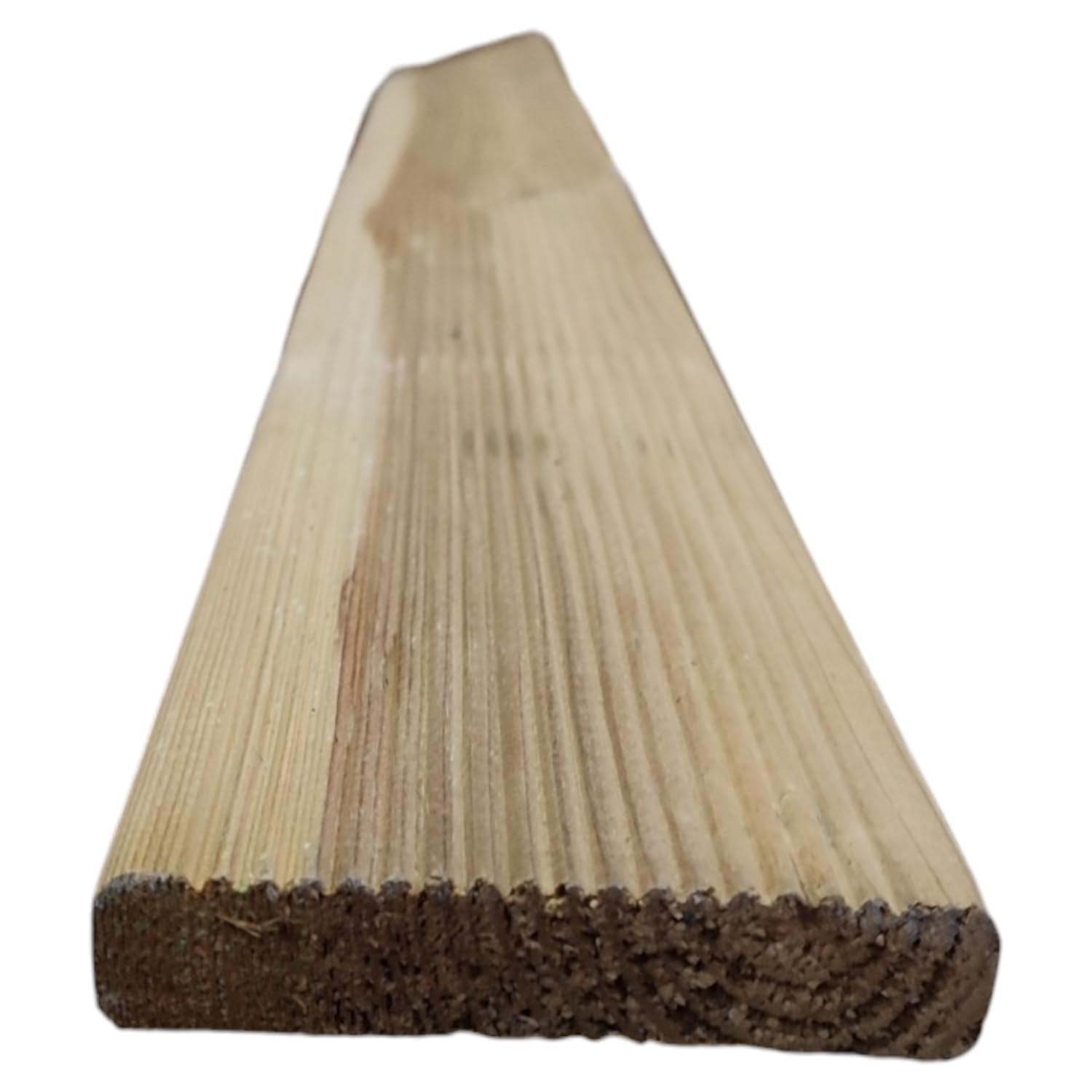 Tavola asse in legno di pino 19x90 mm 180 cm legno di pino impregnato in autoclave zigrinata per esterno