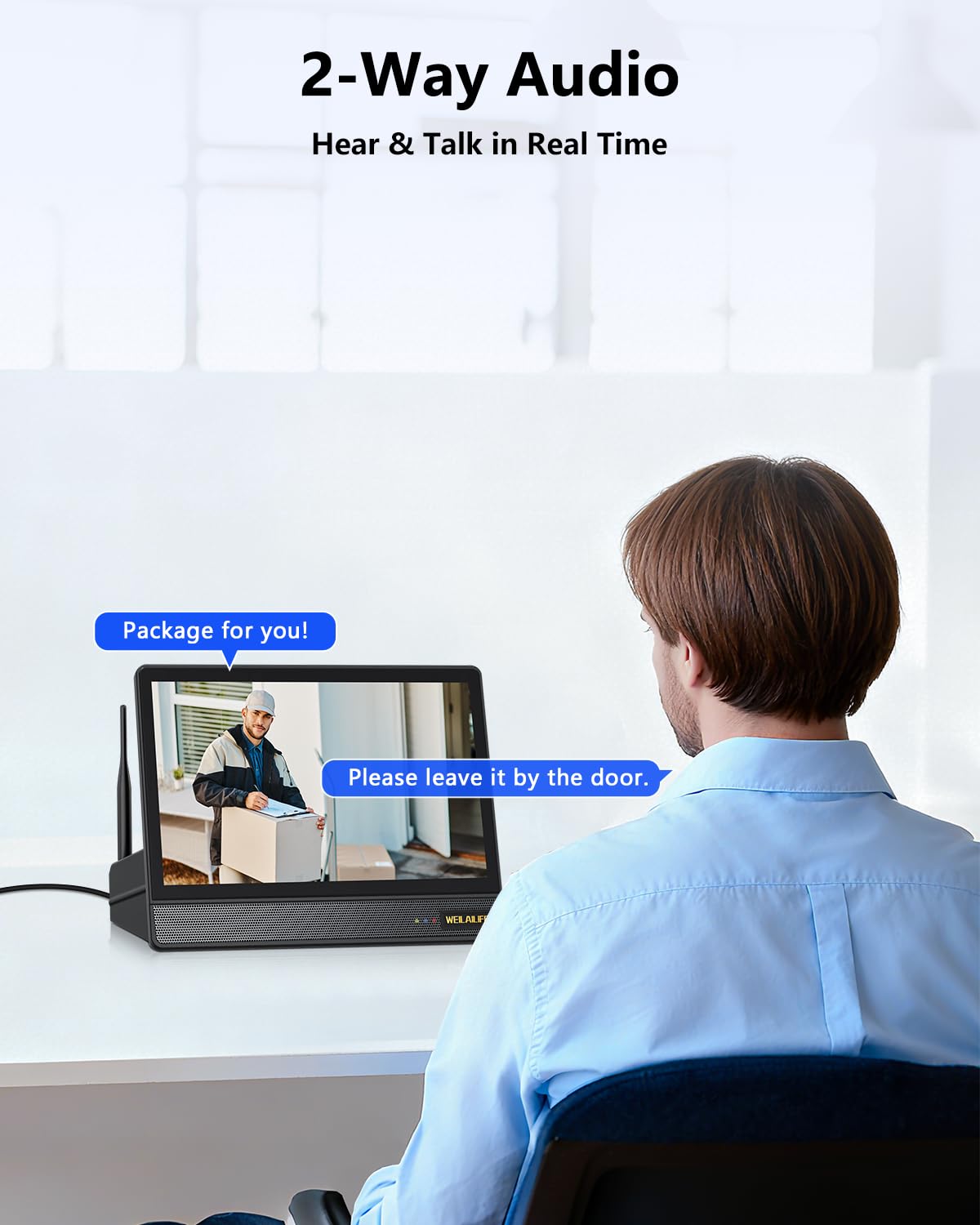 【Sistema di sicurezza tutto in uno】 Telecamere di sicurezza PTZ da 4 MP wireless per esterni, sistema di telecamere di sicurezza domestica WiFi, kit DVR per videosorveglianza