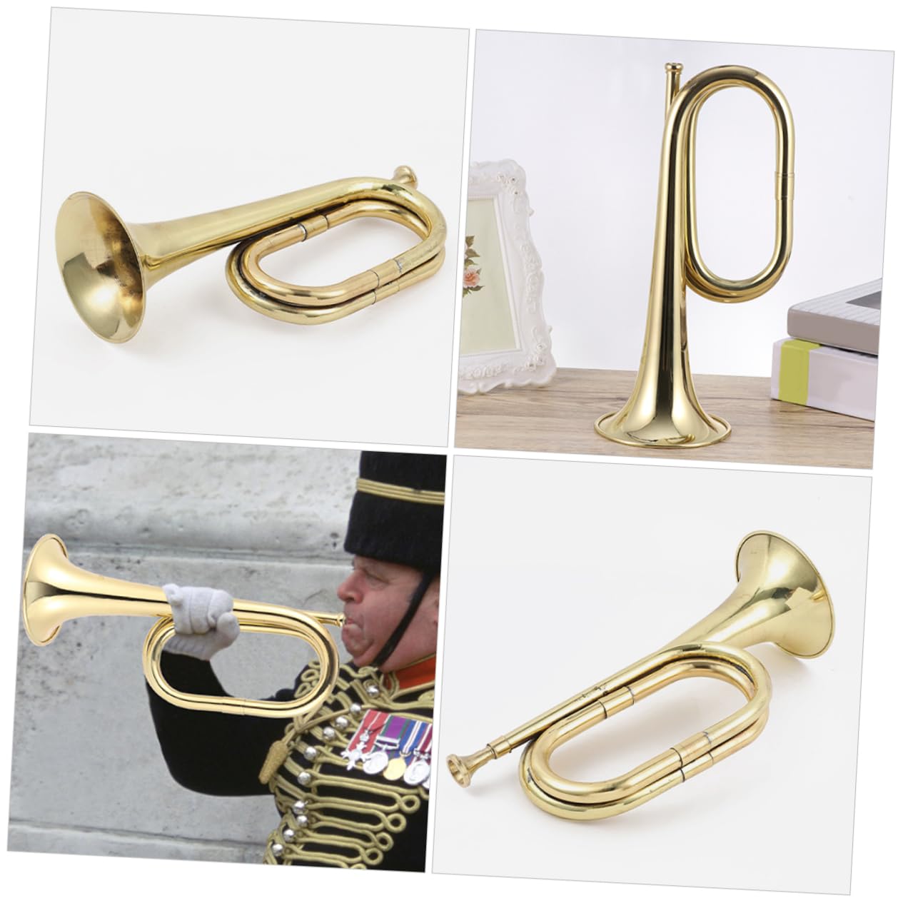Veemoon Metal Trumpet for Beginners Trumpet Jupiter Bugle Horn for Band Practice - Image 3