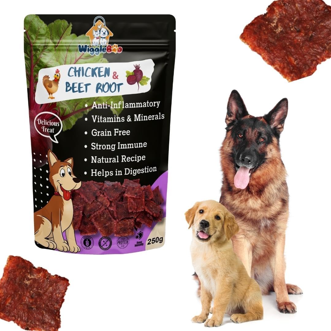 See full amazon price history chart for WiggleBoo Chicken & Beetroot Treat for Dog | Helps Immune System & Digestion | Crunchy Healthy Snacks (Chicken & Beetroot 250 Grm) WiggleBoo Chicken & Beetroot Treat for Dog | Helps Immune System & Digestion | Crunchy Healthy Snacks (Chicken & Beetroot 250 Grm) (B0BG57G76Y) Amazon Price History, Amazon Price Tracker