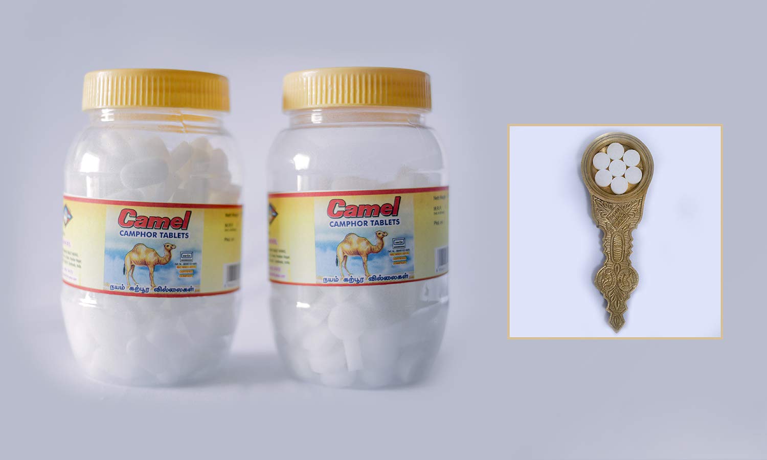 400 Big Round Shaped Camphor (200 Gram Jar)- Pack of 2-picture-13