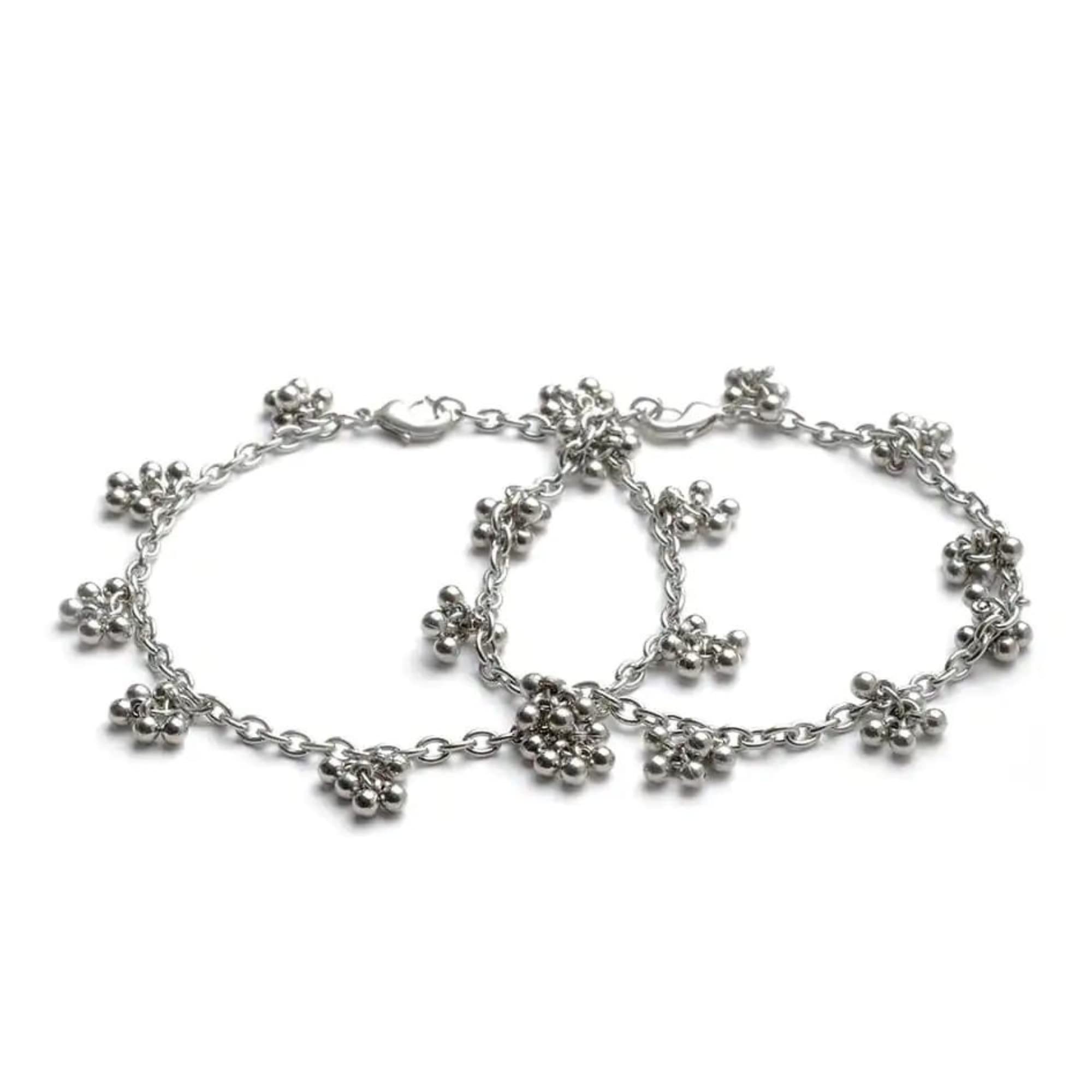 Dulcett India |Oxidised Silver Anklets| Oxidised Ghunghru Payal| Adjustable Closure Payal Anklets For Women and Girls Ghungrus Anklets for Women & Girls. (B0BVRHWD7K) Amazon Price History, Amazon Price Tracker