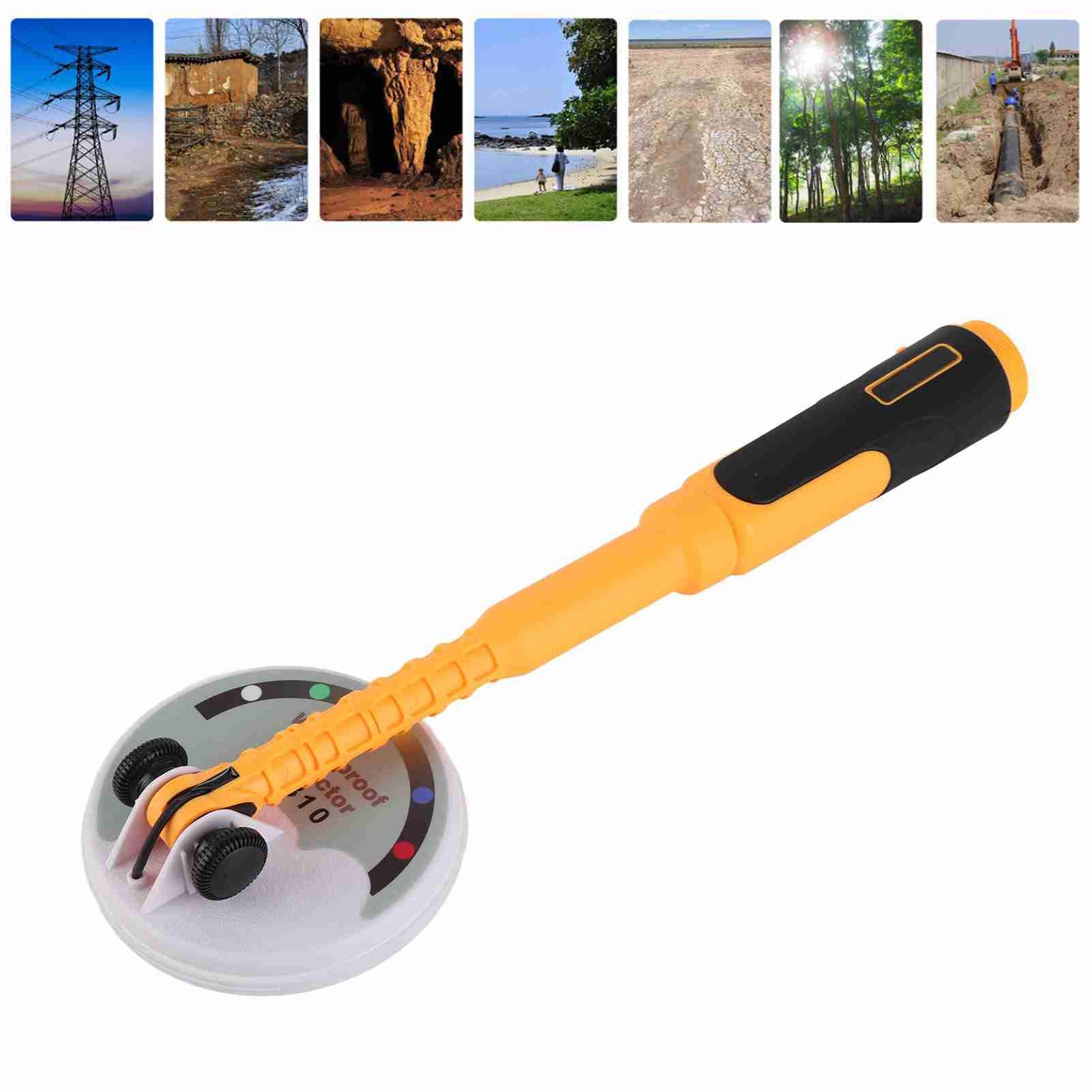 Metal Detector subacqueo Impermeabile Fino a 60 m, Portatile con Vibrazione, Luce e Segnale sonoro: Ideale per Caccia al Tesoro e Ricerca di Metalli!