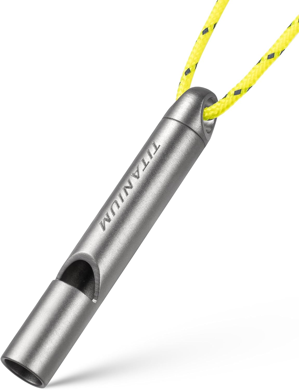 Titanium Emergency Whistle, Survival Safety Whistles for Coaches,Dog Training,Hiking, Life Saving-Loud up to 120db Titanium Emergency Whistle, Survival Safety Whistles for Coaches,Dog Training,Hiking, Life Saving-Loud up to 120db