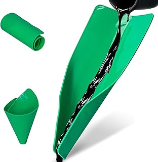 Flexible Funnel, Multi-Purpose Form a Funnel Flexible Draining Tool, Oil Drain Change Flex Foldable Filter Funnels for Automotive Use, Bendable Moldable for Various Applications