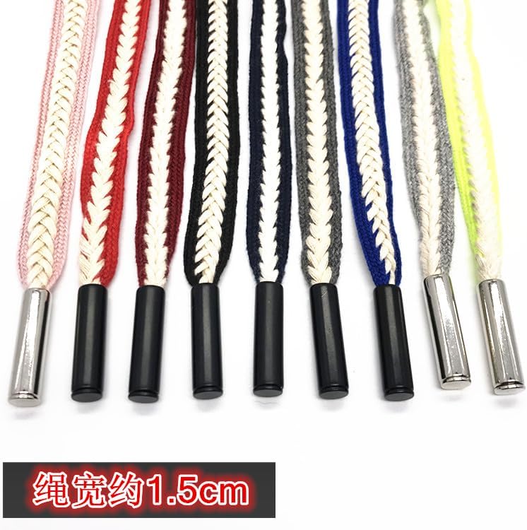 drawstring replacement， 1pcs Sweatpants Waist Drawstring Strap Sports Pants Cotton Rope Belt Hoodies Decoration Accessories(1)