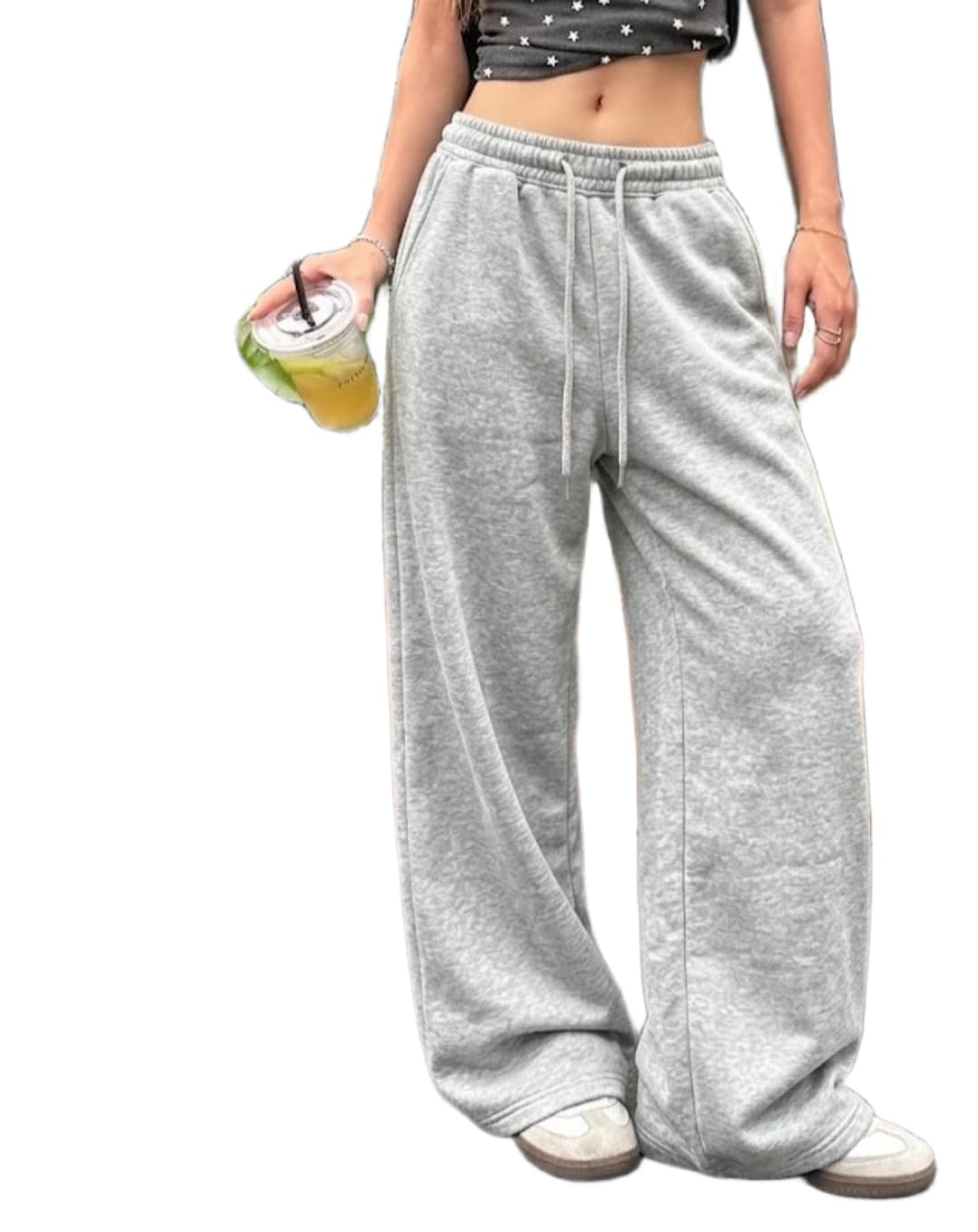 dockstreet Track Pant for Women || Baggy Fit || Track Pants || Full Elastic Jogger Track Pant ||-picture-40