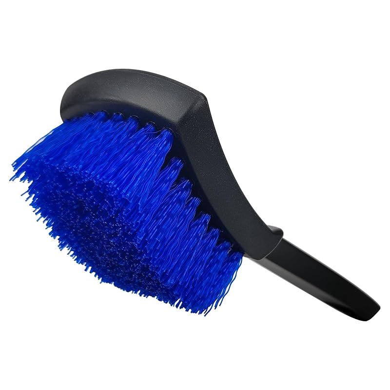 Escova para limpeza de carpetes e tapetes automotivos ICSTM com cerdas rígidas Azul, 1 unidade