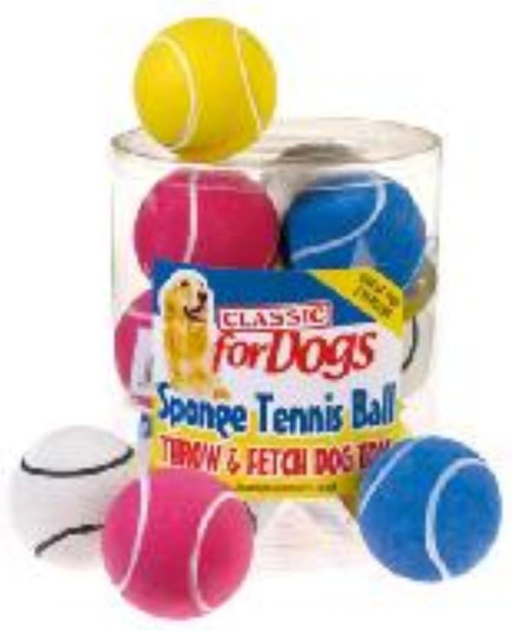 Caldex Classic Sponge Rubber Tennis Ball 60mm x 12